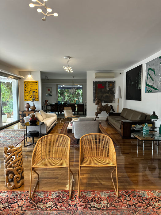 Conjunto de Poltrona e Sofá "Curva" - Adquirido loja Arquivo Vivo