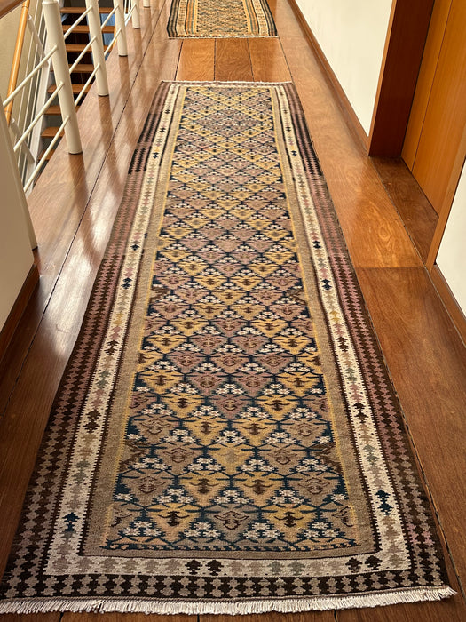 Tapete Passadeira "Kilim Shiraz" (3,42 x 1,11) - Botteh
