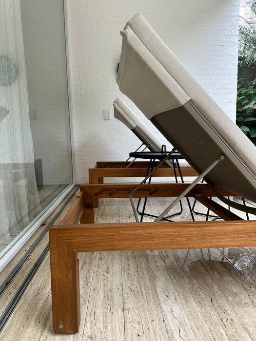 Par de Espreguiçadeiras "Azure" - Wintons Teak | Casual Exteriores