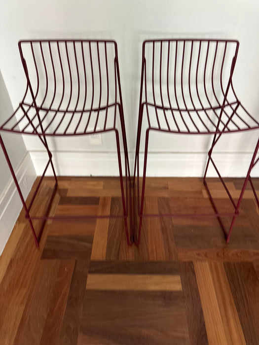 Conjunto com 4 Banquetas de Ferro