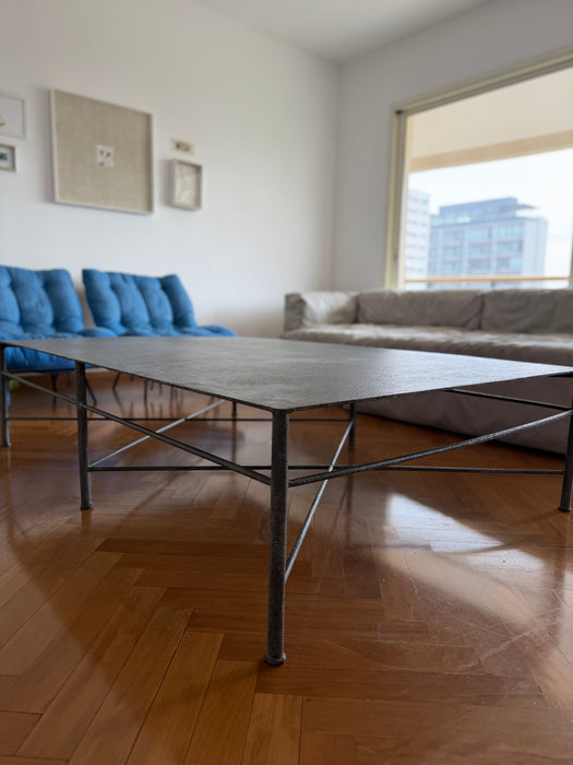 Mesa de Centro em Aço – L'Oeil