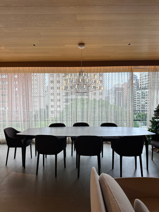 Conjunto com 8 Cadeiras “Soft Shell” com Braços – Ronan & Erwan Bouroullec para Vitra