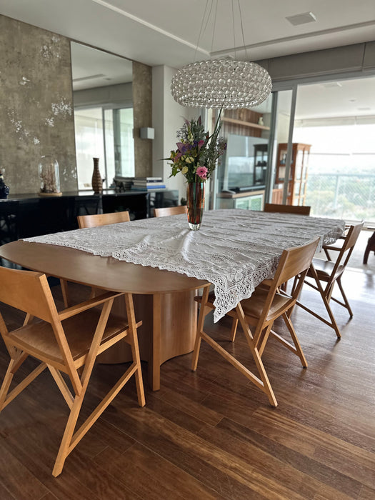 Mesa de Jantar “Nelson” com 6 Cadeiras “Atibaia” – Paulo Alves