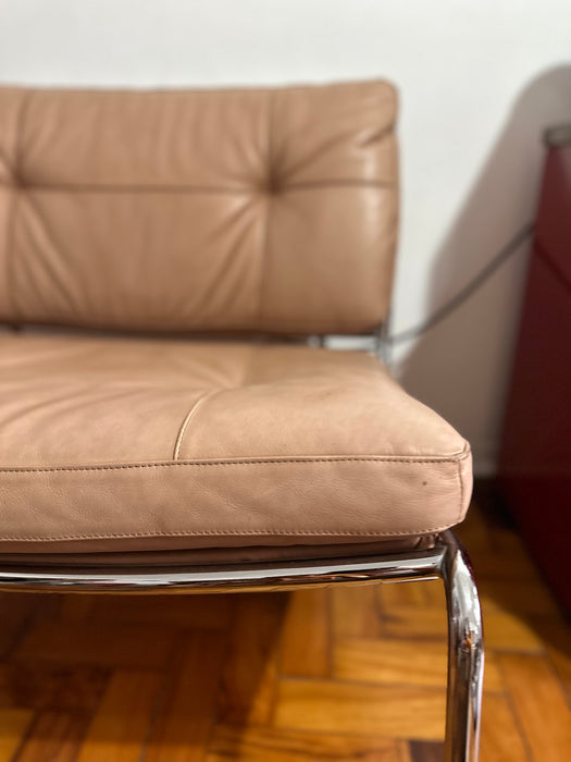 Poltrona "Frog" em Couro – Piero Lissoni para Living Divani