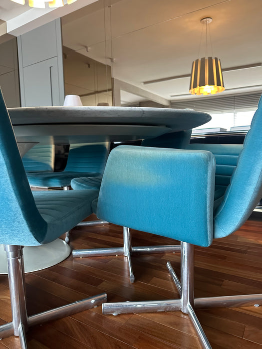 Conjunto de 8 Cadeiras Giratórias "Charly" (2 com braços) – Fahrer