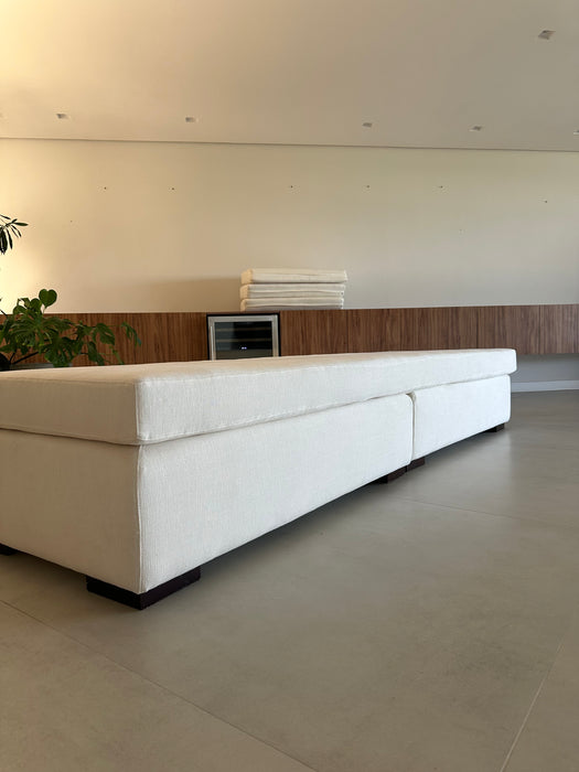 Módulo Pufe com Almofada e Encosto