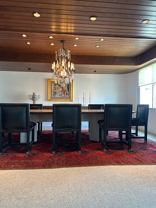 Conjunto de 10 Cadeiras em Couro