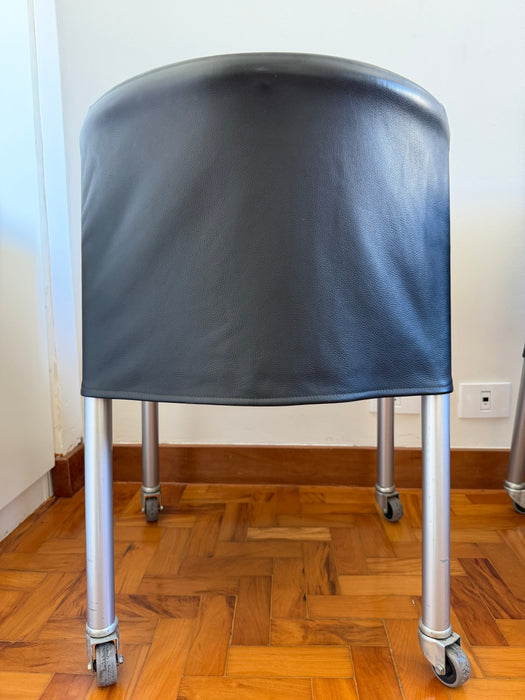 Conjunto de 4 Cadeiras "Mixer" em Couro – Antonio Citterio para Flexform