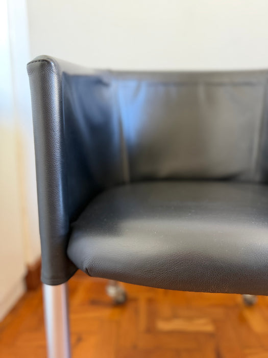 Conjunto de 4 Cadeiras "Mixer" em Couro – Antonio Citterio para Flexform