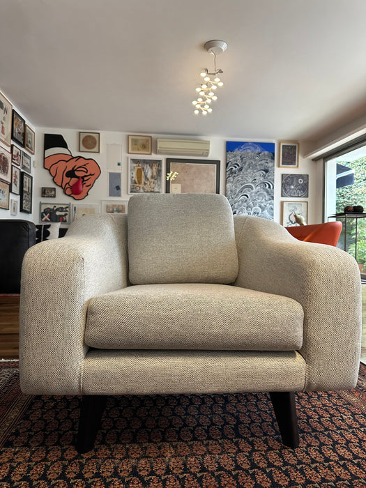 Conjunto de Poltrona e Sofá "Curva" - Adquirido loja Arquivo Vivo