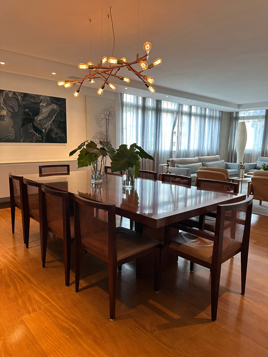 Conjunto de 10 Cadeiras (2 com braços) – Vermeil