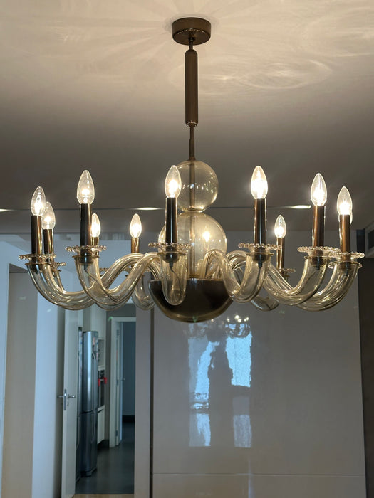 Chandelier de Murano com 12 Braços