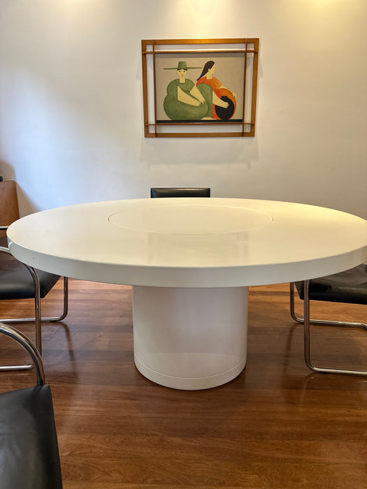 Mesa de Jantar Redonda com Centro Giratório