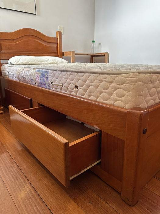 Cama de Solteiro com Gavetas  - Estância Móveis