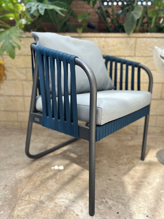 Conjunto de 3 Poltronas e Pufe "Terrace" - Breton