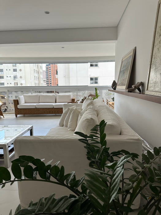 Sofá de 3 Lugares com Capa