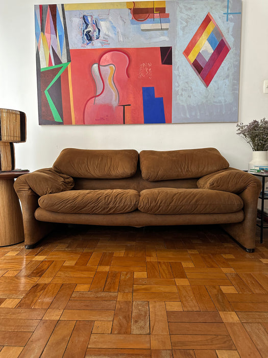 Sofá “Maralunga” de 2 Lugares – Vico Magistretti para Probjeto