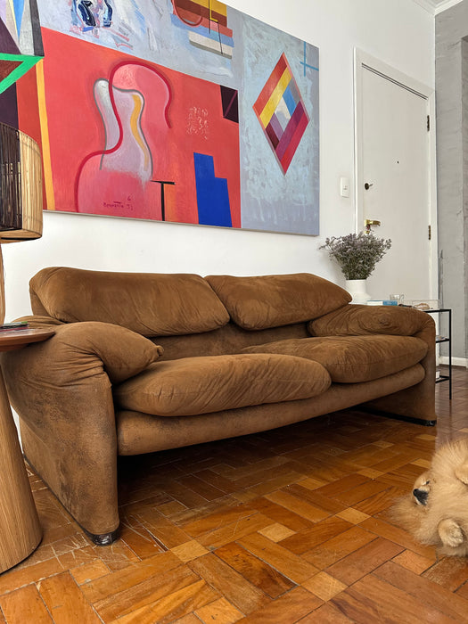 Sofá “Maralunga” de 2 Lugares – Vico Magistretti para Probjeto