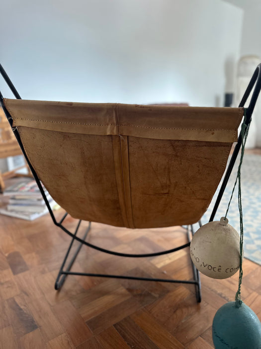 Poltrona “Deck” – Atribuída a Lina do Bardi |Adquirida em antiquário (não possui comprovante de autenticidade)