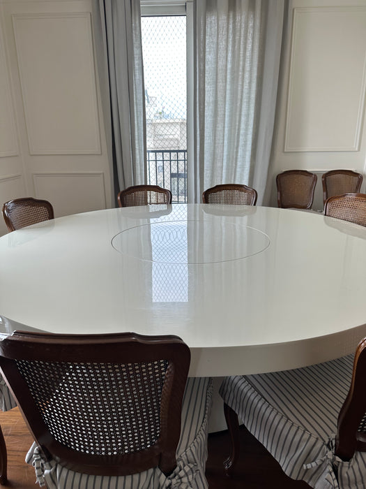 Mesa de Jantar em Laca com Centro Giratório – Érea