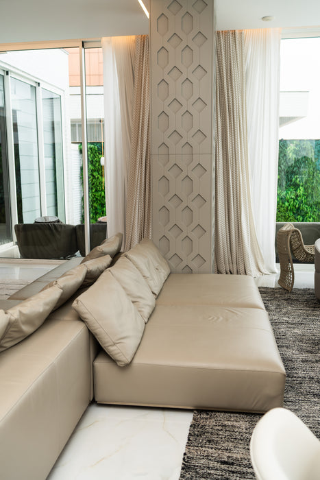 Sofá Modular “Lounge” em Couro Natural (5 Módulos) – Artefacto