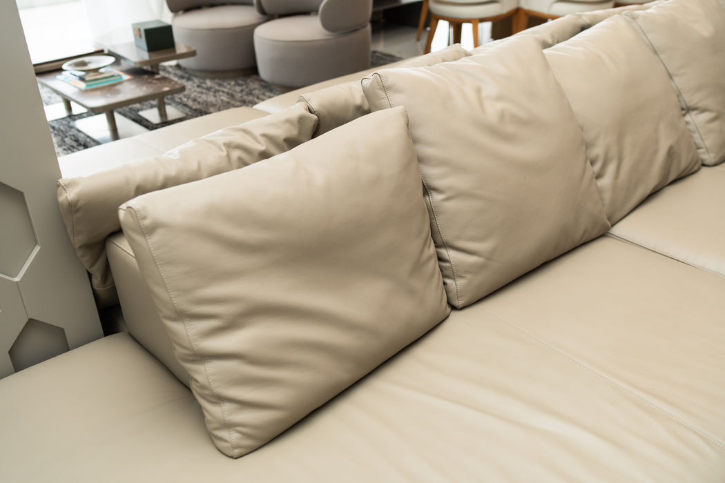 Sofá Modular “Lounge” em Couro Natural (5 Módulos) – Artefacto