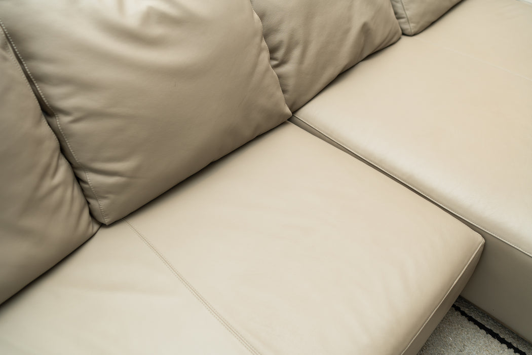 Sofá Modular “Lounge” em Couro Natural (5 Módulos) – Artefacto