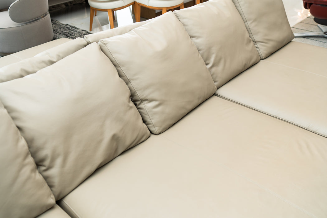 Sofá Modular “Lounge” em Couro Natural (5 Módulos) – Artefacto