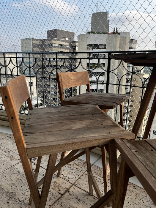 Conjunto de Mesa Bistrô “Atibaia” com 4 Cadeiras – Paulo Alves