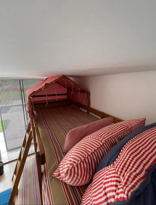 Beliche "Colorata" com 2 Colchões e 2 Futons (almofadas e colchas decorativas inclusas) – Casa Pronta e Colchões Breton