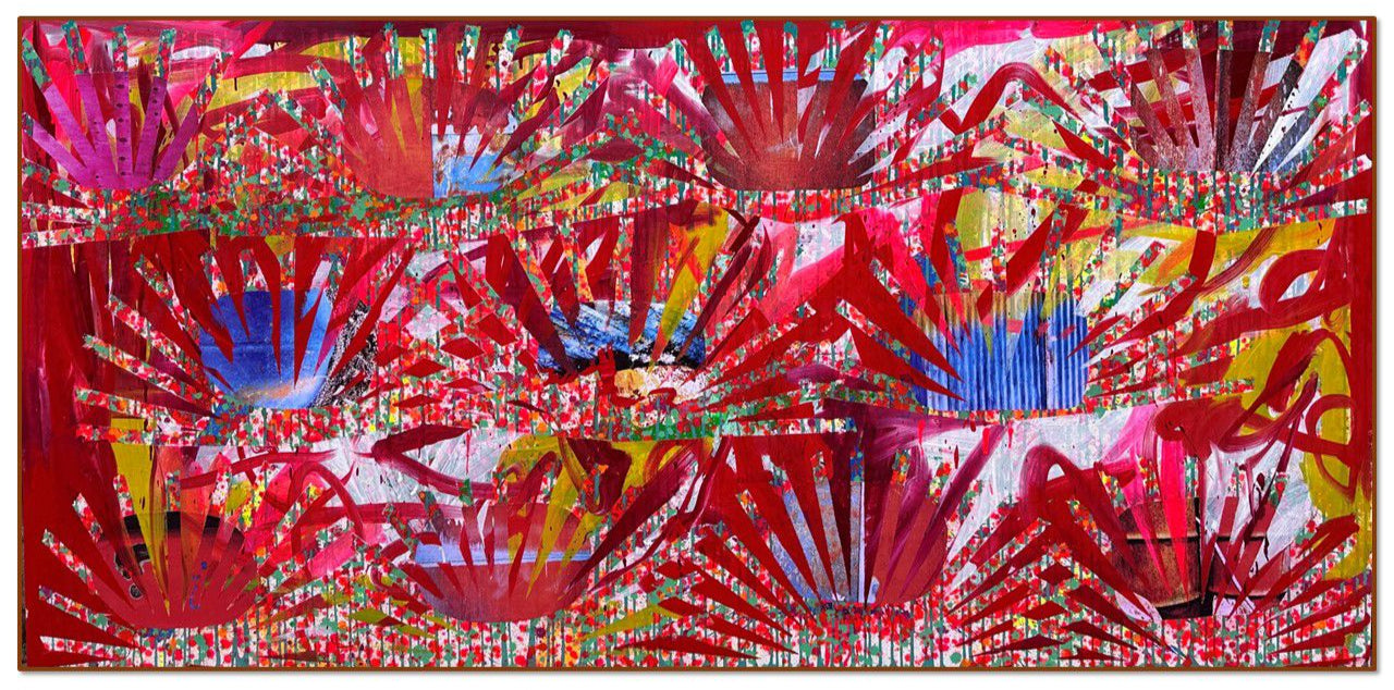 Obra "Babylon 5" Técnica Mista Sobre Tela, 2024 - Gabriel Nehemy