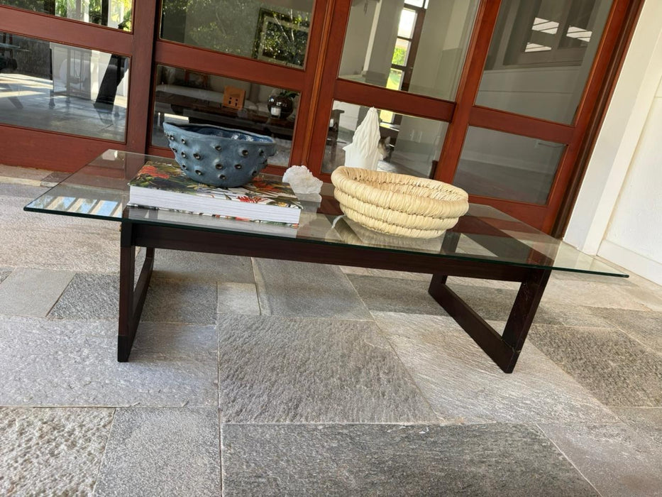 Mesa de Centro com Tampo de Vidro – Lafer