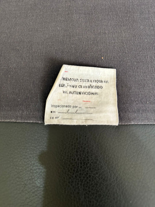 Sofá "Maralunga" de 3 Lugares em Couro Preto - Vico Magistretti para Cassina (produzido Probjeto)