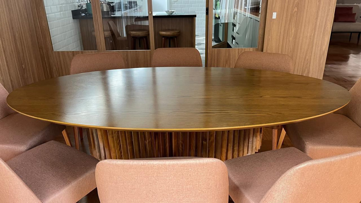 Tampo em Carvalho para Mesa de Jantar - LabMobile