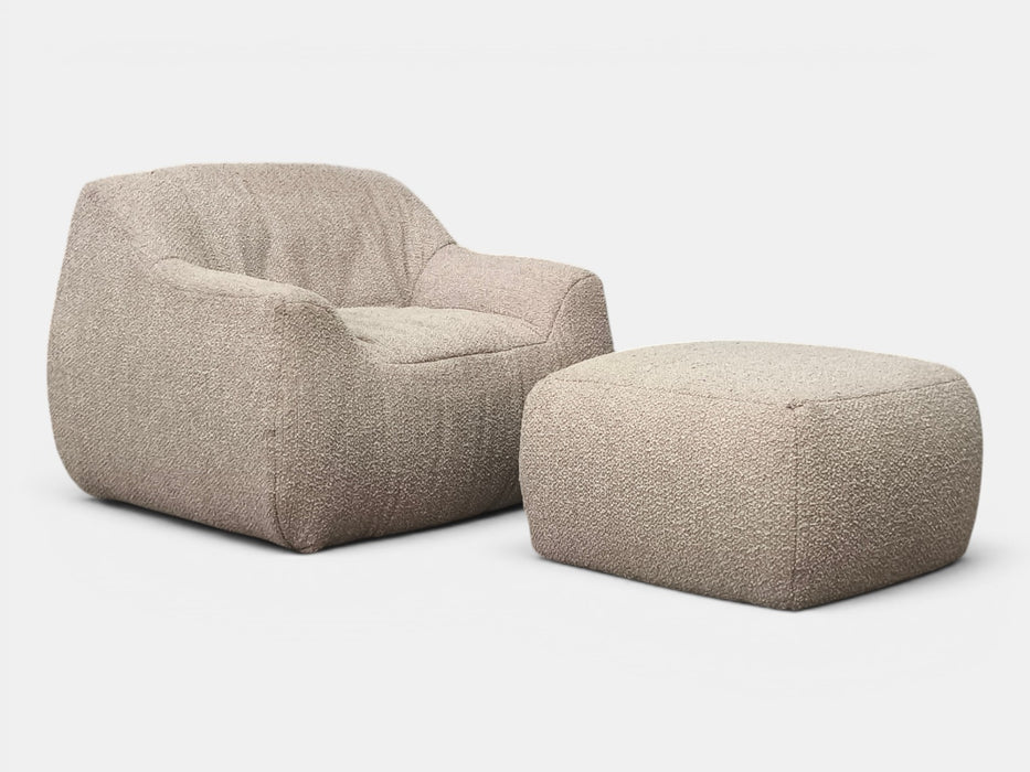 Poltrona "GABOLA" com Pufe - Allez Decor