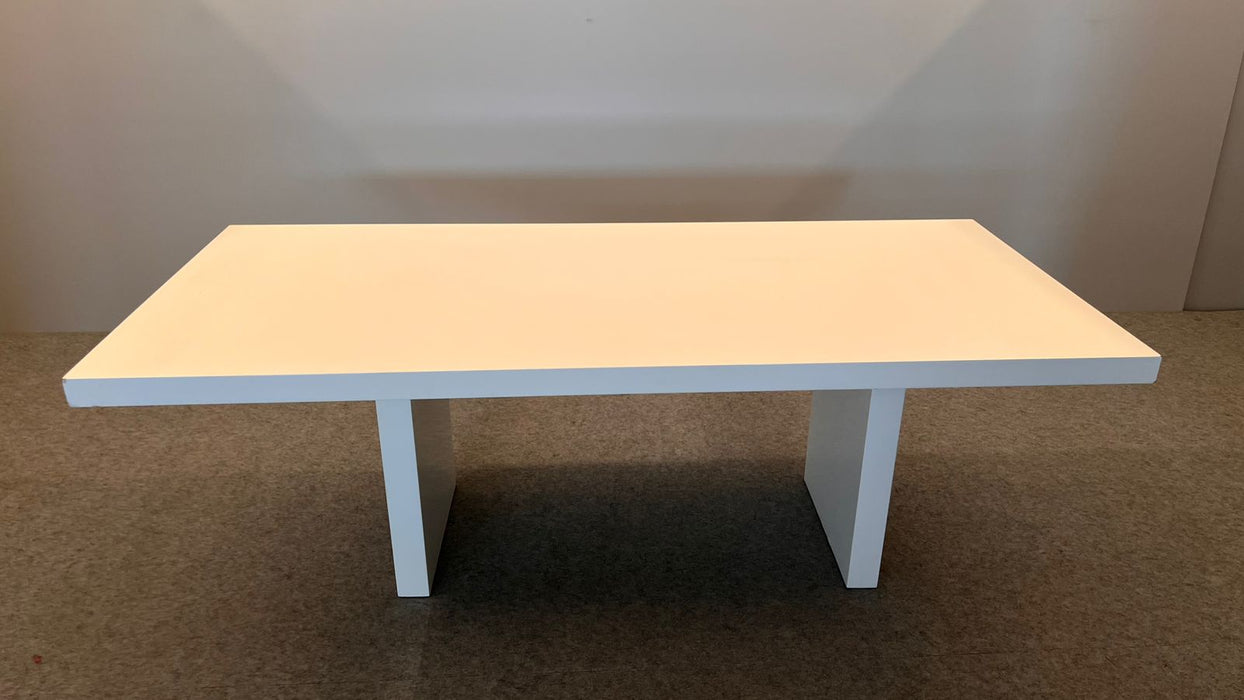 Mesa de Jantar "Rebecca" em Laca Branca – Vermeil