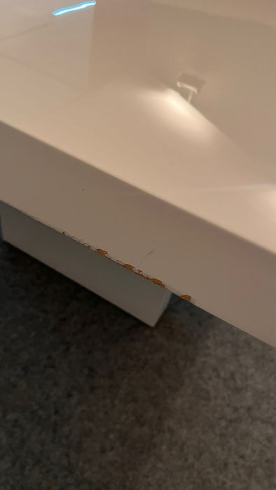 Mesa de Jantar "Rebecca" em Laca Branca – Vermeil