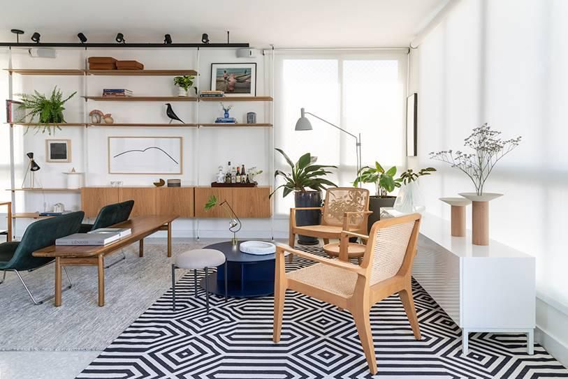 Mesa de Centro "Vigg" Azul – Jader Almeida