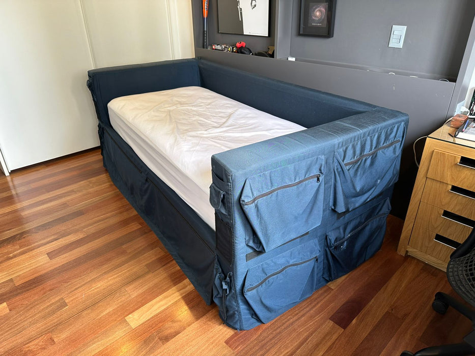 Cama Marquesa "Back Pack" com Bicama (colchões não inclusos) – Casa Pronta
