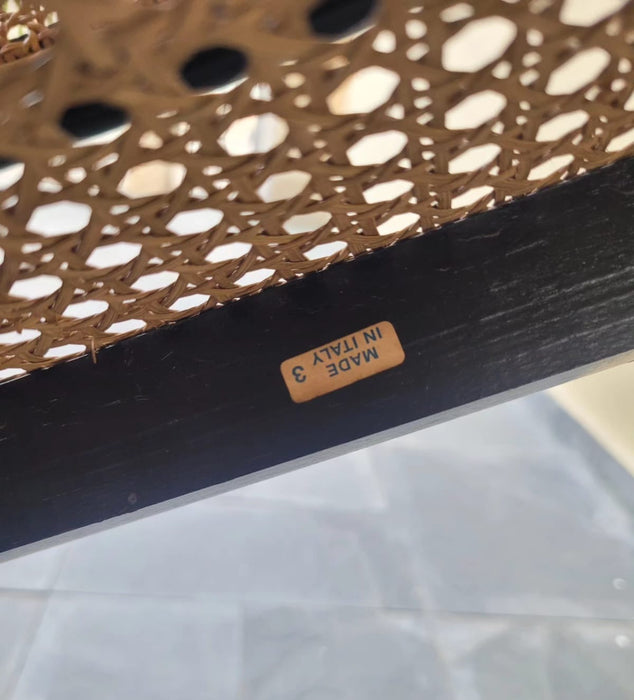 Conjunto com 6 Cadeiras “Cesca” Vintage com Braços – Marcel Breuer Made in Italy