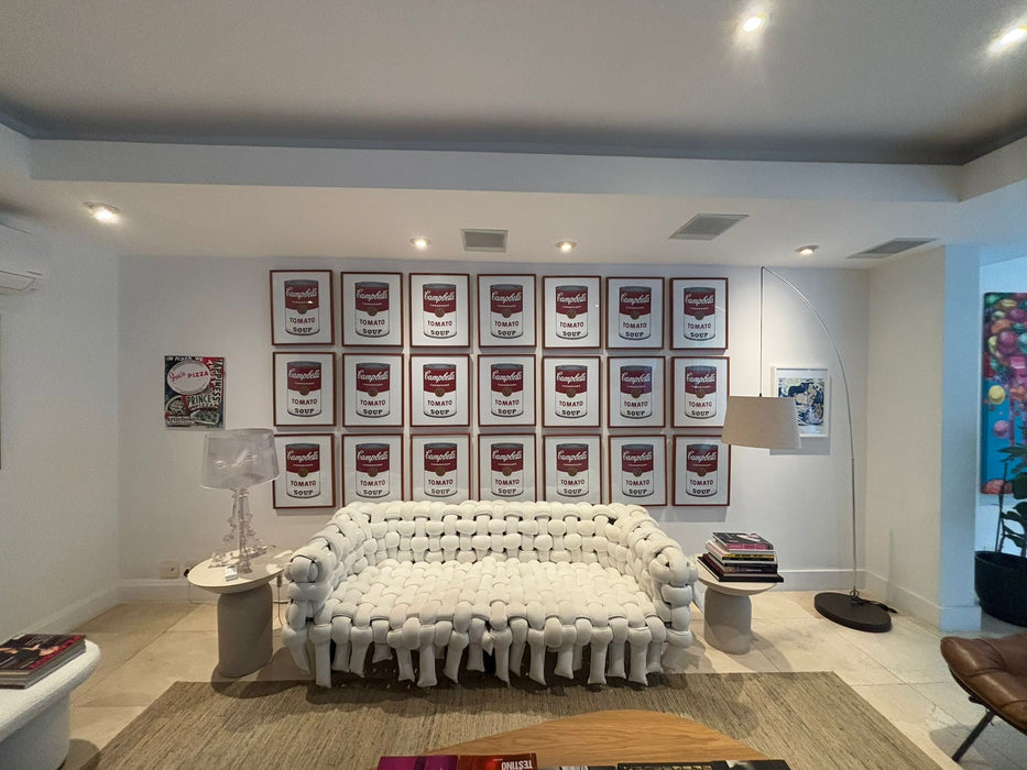 Sofá "Underconstruction Ponto Cruz" - Pedro Franco