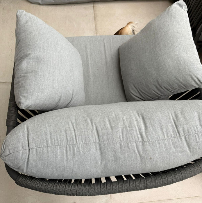 Conjunto de Sofá e Poltronas Outdoor "Terrace" com Mesa de Centro – Breton