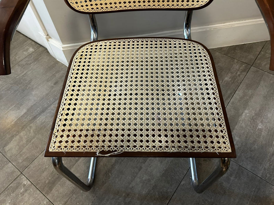 Conjunto 8 "Cescas" com Braço - Marcel Breuer para Forma