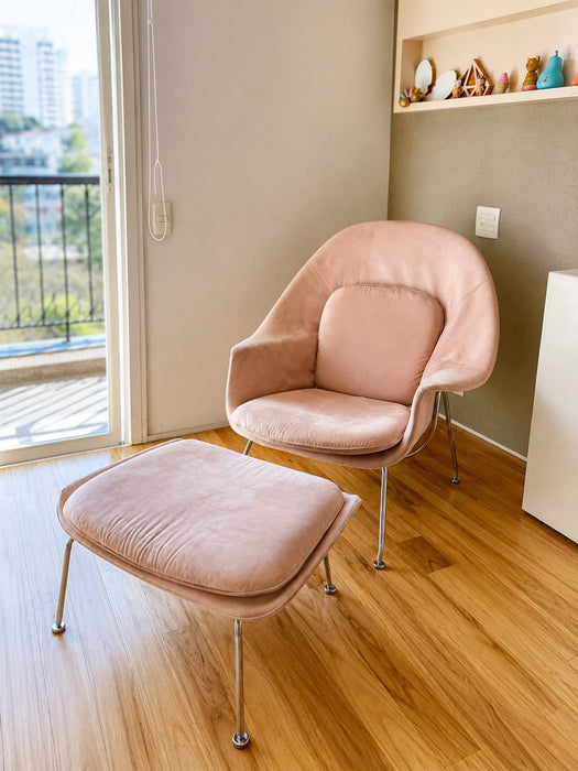 Poltrona "Womb Chair" com Banqueta - A Loft Of