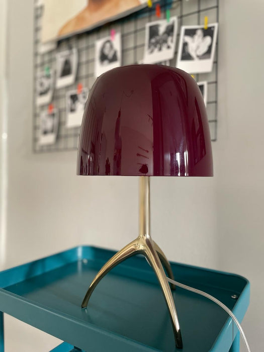 Luminária de Mesa "Grande Table Lamp E27 Golden/Cherry" - Rodolfo Dordoni for Foscarini