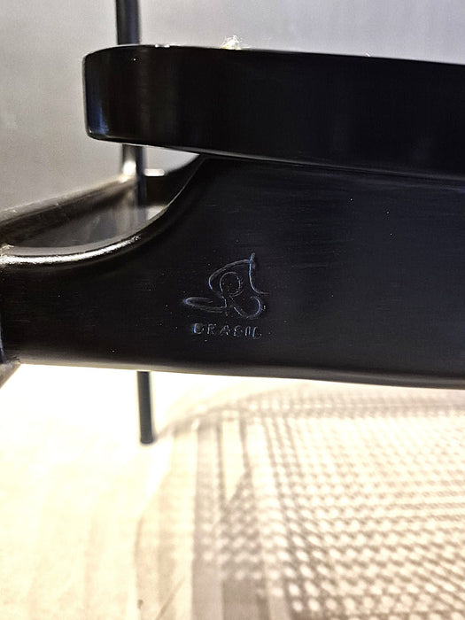 Poltrona "Oscar" em Madeira Ebanizada - Sérgio Rodrigues (Reedição LinBrasil)