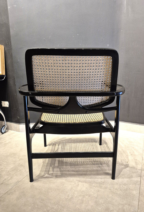 Poltrona "Oscar" em Madeira Ebanizada - Sérgio Rodrigues (Reedição LinBrasil)