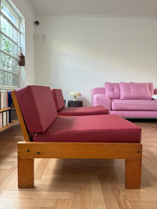 Par de Poltronas Vintage