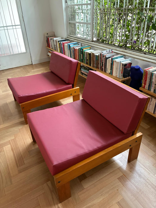 Par de Poltronas Vintage