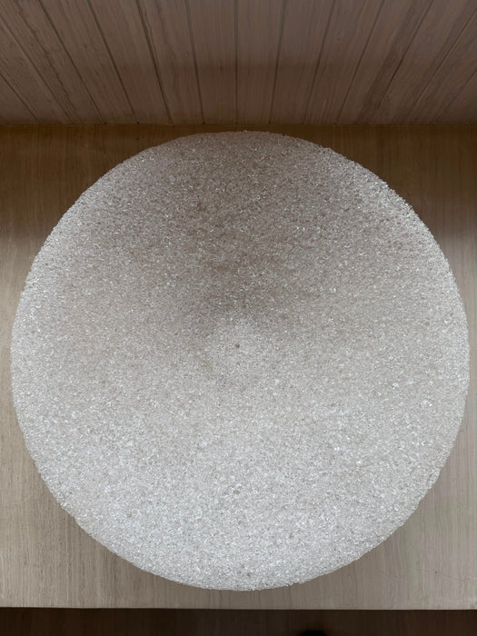 Fruteira de Vidro Artístico com Textura Granulada -  Eduardo e Elizabeth Prado